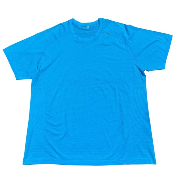 Lululemon Sz XXL Men's Blue T-Shirt Swiftly Tech Short Sleeve Shirt Athletic - Picture 1 of 4